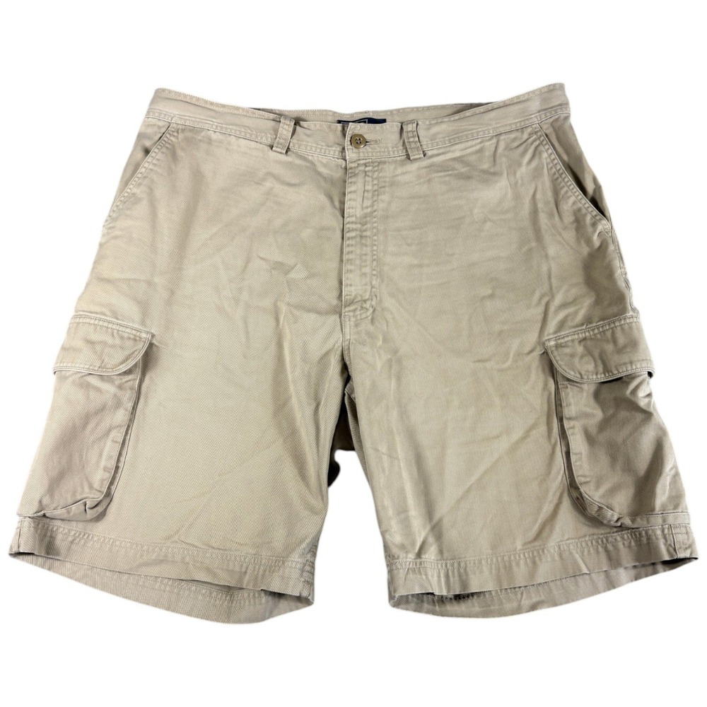 Polo Ralph Lauren Cargo Shorts Mens 40 Tan Khaki Y2K Heritage Grunge Workwear